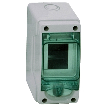 WEATHERPROOF DIN TYPE ENCLOSURE 3 MODULE, DINRAIL