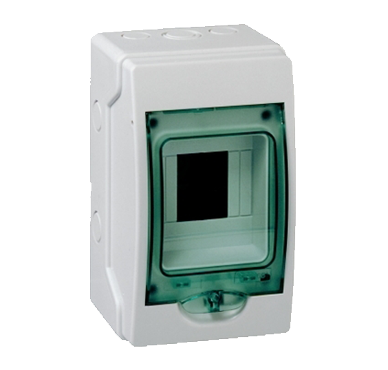 WEATHERPROOF TYPE ENCLOSURE 4 MODULE, DINRAIL