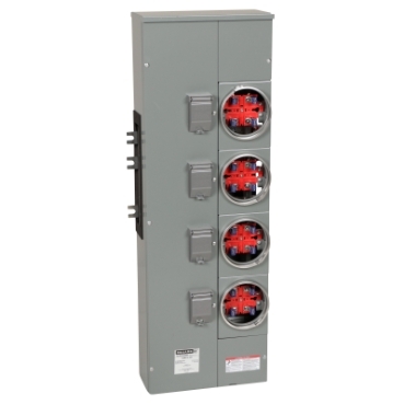 METER CENTER BRANCH RING 4 POSITION 225AMP