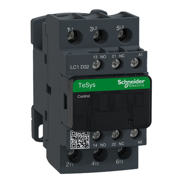 CONTACTOR, 32A, 3P, 220VAC COIL, TeSys LINE
