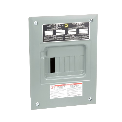 8-WAY QO PANEL 1 PHASE, 125A - FLUSH
