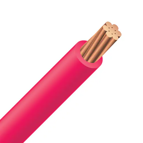 2/0 19 SD CU SIMPULL THHN WIRE, RED (70.0 mm) *NET