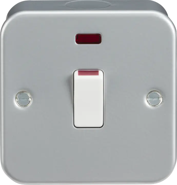 1-G 20A SWITCH NEON METAL CLAD