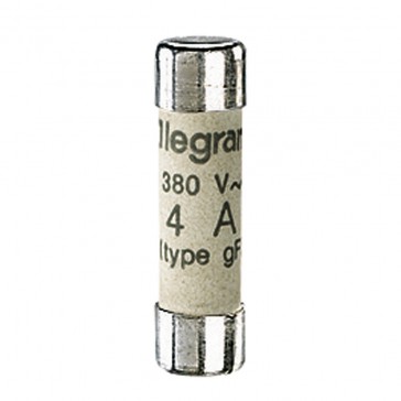 [12404] 4A, 250V DOMESTIC CYLINDRICAL FUSE, W/INDICATOR 8.
