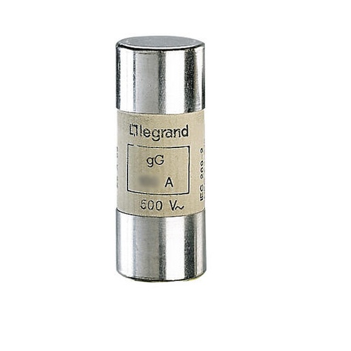 [15510] 10A, 500V CYLINDRICAL FUSE, W/INDICATOR TYPE gG 22